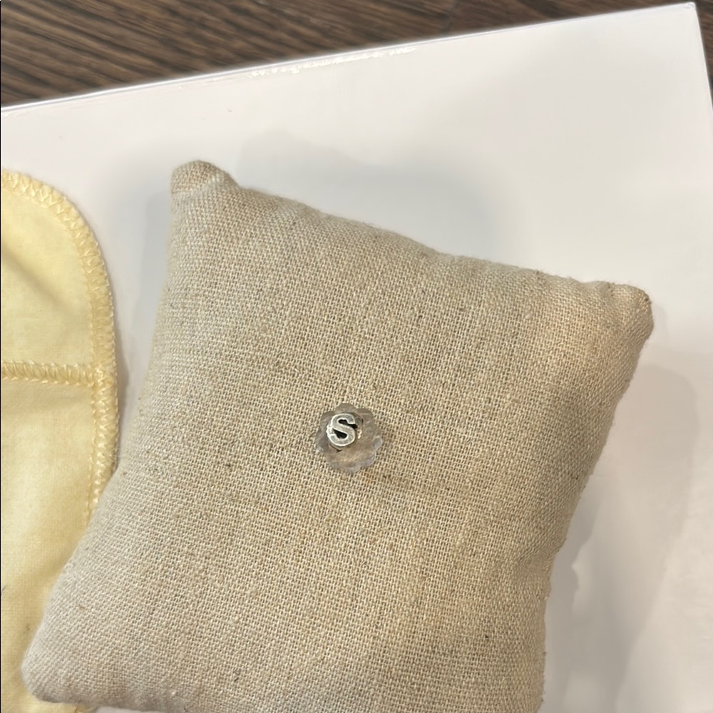 James Avery “S” stud earring